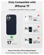 MOFT MOVAS Snap iPhone 17 Hoesje MagSafe Vegan Leer Back Cover Navy afbeelding 2