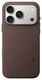 MOFT MOVAS Snap iPhone 17 Pro Hoesje MagSafe Vegan Leer Back Cover Bruin