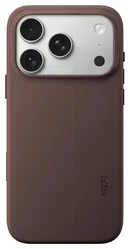MOFT MOVAS Snap iPhone 17 Pro Hoesje MagSafe Vegan Leer Back Cover Bruin afbeelding