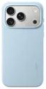 MOFT MOVAS Snap iPhone 17 Pro Hoesje MagSafe Vegan Leer Back Cover Lichtblauw