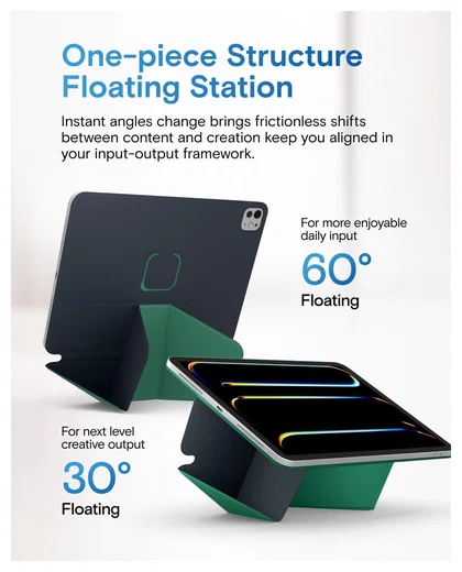 MOFT Dynamic Folio iPad Mini 7 / 6 Hoes Book Case met Standaard Navy afbeelding 5