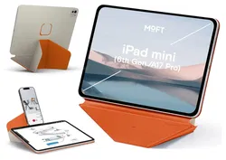 MOFT Dynamic Folio iPad Mini 7 / 6 Hoes Book Case met Standaard Beige afbeelding