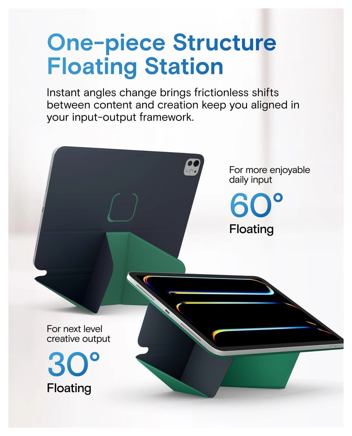 MOFT Dynamic Folio iPad Pro 11 (2022/2021/2020/2018) Hoes met Standaard Navy afbeelding 4
