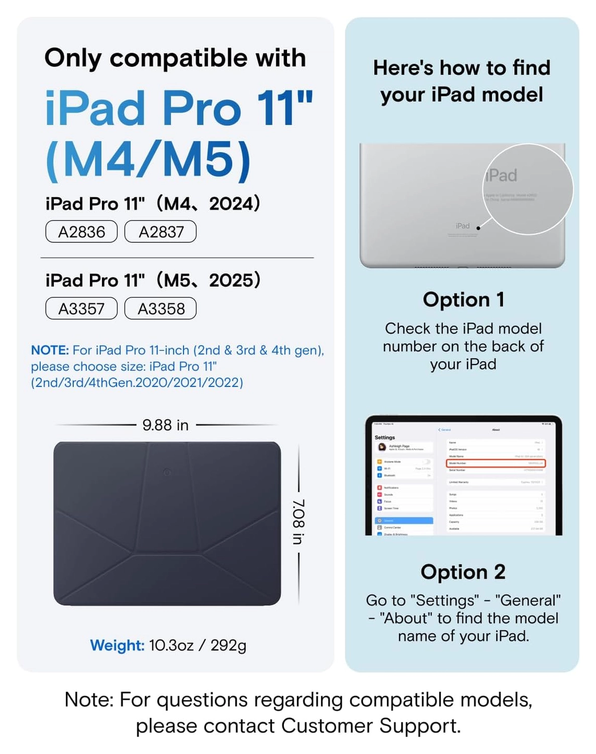 MOFT Dynamic Folio iPad Pro 11 (2024/2025) Hoes Book Case met Standaard Navy afbeelding 2