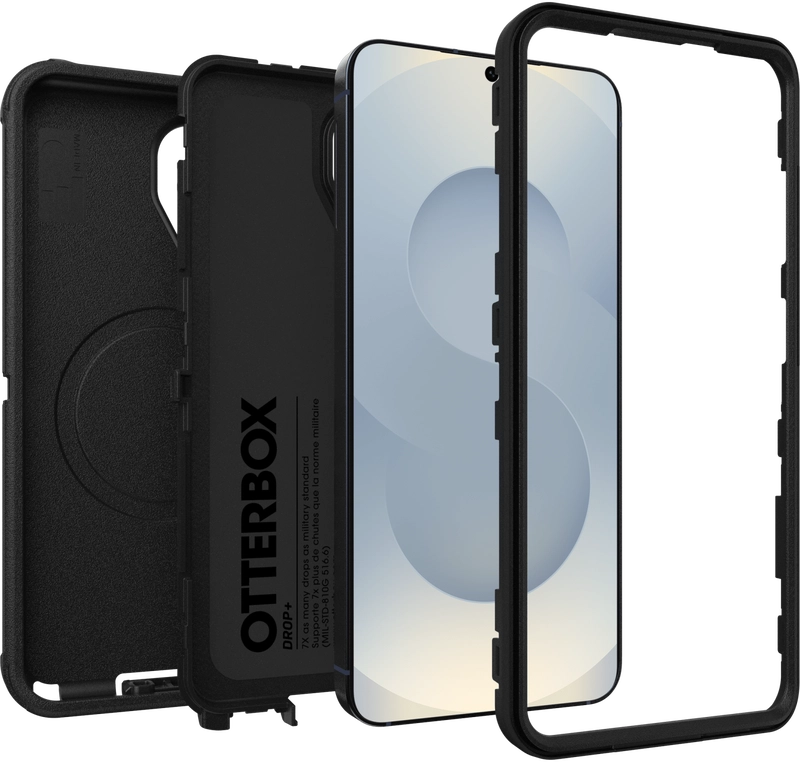 OtterBox Defender Pro Samsung Galaxy S26 Hoesje Magnetic Back Cover Zwart afbeelding 2