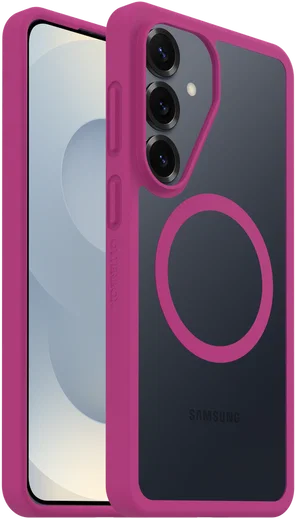 OtterBox React Samsung S26 Plus Hoesje Magnetic Back Cover Roze Transparant afbeelding 1