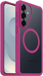 OtterBox React Samsung S26 Plus Hoesje Magnetic Back Cover Roze Transparant afbeelding