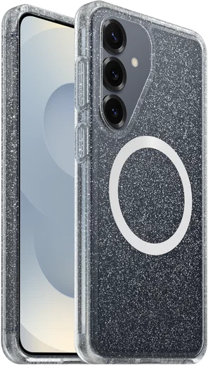 OtterBox React Samsung S26 Plus Hoesje Magnetic Back Cover Glitter Transparant afbeelding 1