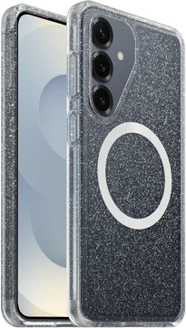 OtterBox React Samsung S26 Plus Hoesje Magnetic Back Cover Glitter Transparant