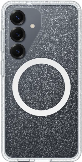 OtterBox React Samsung Galaxy S26 Hoesje Magnetic Back Cover Glitter Transparant afbeelding 2