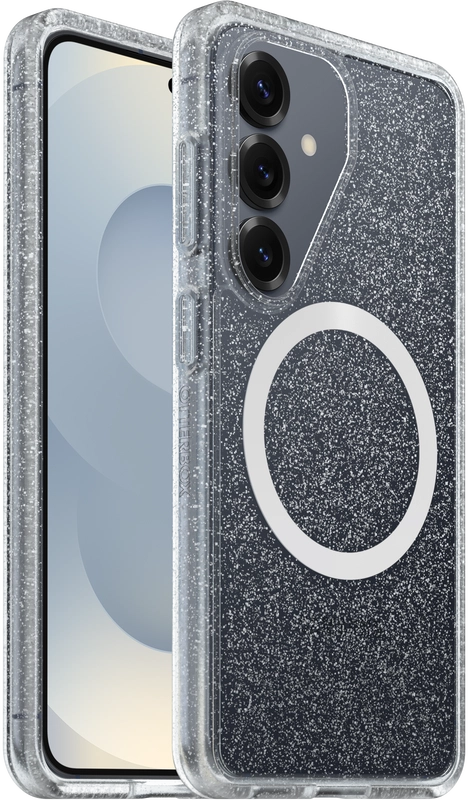 OtterBox React Samsung Galaxy S26 Hoesje Magnetic Back Cover Glitter Transparant afbeelding 1