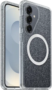 OtterBox React Samsung Galaxy S26 Hoesje Magnetic Back Cover Glitter Transparant