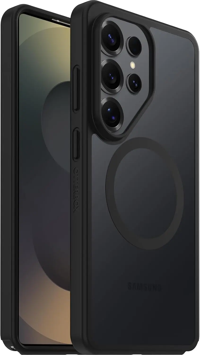 OtterBox React Samsung S26 Ultra Hoesje Magnetic Back Cover Zwart Transparant afbeelding 1