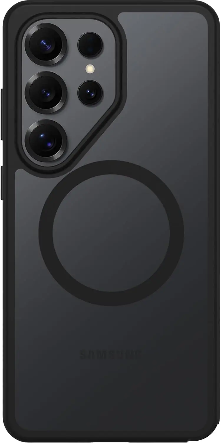 OtterBox React Samsung S26 Ultra Hoesje Magnetic Back Cover Zwart Transparant afbeelding 3