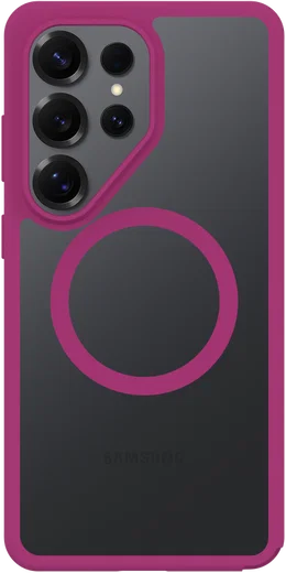 OtterBox React Samsung S26 Ultra Hoesje Magnetic Back Cover Roze Transparant afbeelding 2