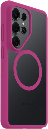 OtterBox React Samsung S26 Ultra Hoesje Magnetic Back Cover Roze Transparant afbeelding 3