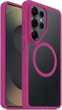OtterBox React Samsung S26 Ultra Hoesje Magnetic Back Cover Roze Transparant
