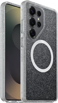 OtterBox React Samsung S26 Ultra Hoesje Magnetic Back Cover Glitter Transparant