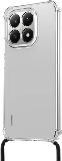 Xiaomi 15T Hoesje met Koord Schokbestendig TPU Transparant afbeelding 3