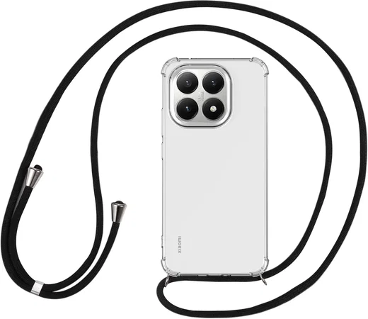 Xiaomi 15T Hoesje met Koord Schokbestendig TPU Transparant afbeelding 5