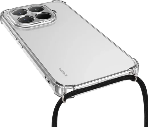 Xiaomi 15T Pro Hoesje met Koord Schokbestendig TPU Transparant afbeelding 4