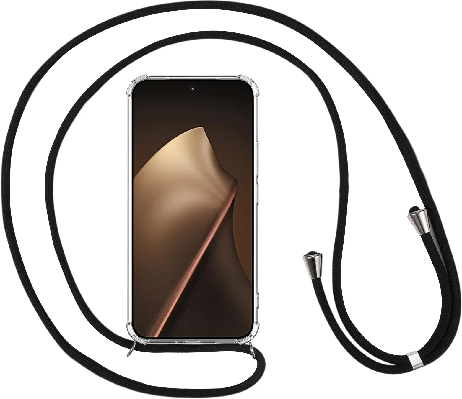 Xiaomi 15T Pro Hoesje met Koord Schokbestendig TPU Transparant afbeelding 6
