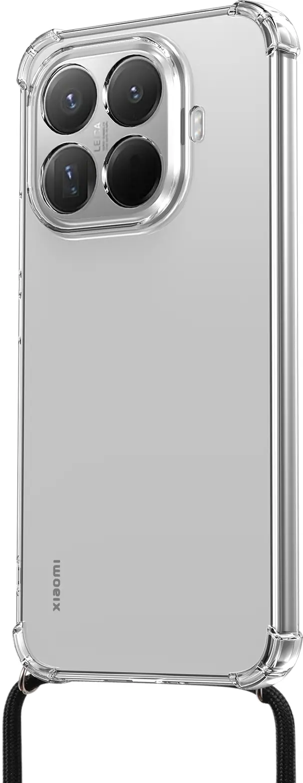 Xiaomi 15T Pro Hoesje met Koord Schokbestendig TPU Transparant afbeelding 3