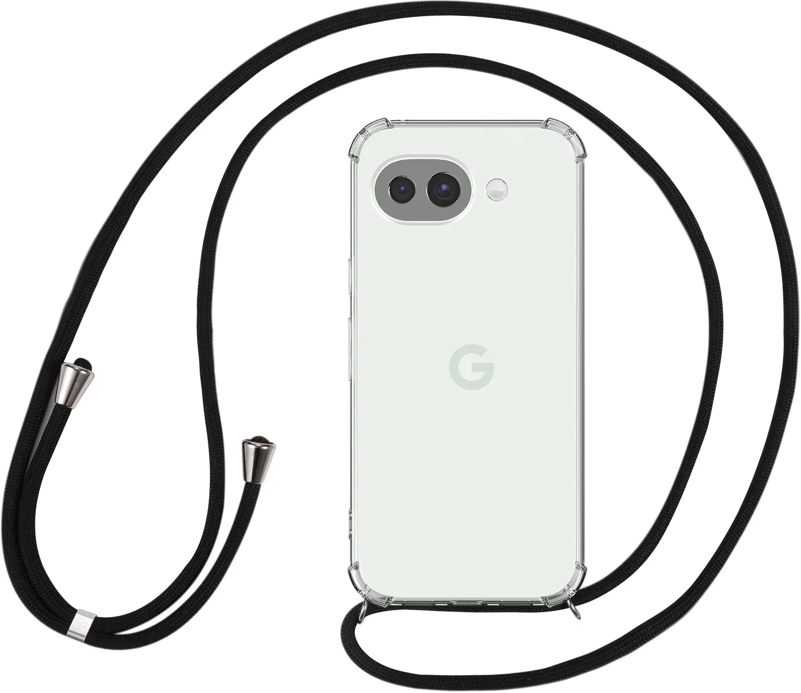 Google Pixel 10a Hoesje met Koord Schokbestendig TPU Transparant afbeelding 5