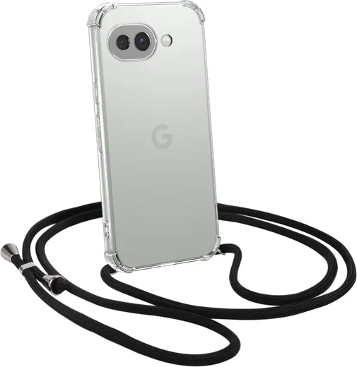 Google Pixel 10a Hoesje met Koord Schokbestendig TPU Transparant afbeelding 2