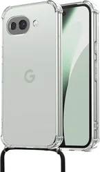 Google Pixel 10a Hoesje met Koord Schokbestendig TPU Transparant afbeelding