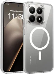 Xiaomi 15T Hoesje Hard Back Cover met MagSafe Transparant afbeelding