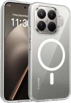 Xiaomi 15T Pro Hoesje Hard Back Cover met MagSafe Transparant