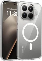 Xiaomi 15T Pro Hoesje Hard Back Cover met MagSafe Transparant afbeelding