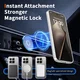 Xiaomi 15T Pro Hoesje Hard Back Cover met MagSafe Transparant afbeelding 8