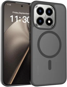 Xiaomi 15T Hybrid Hoesje met MagSafe Back Cover Matte Zwart