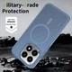 Xiaomi 15T Hybrid Hoesje met MagSafe Back Cover Matte Blauw afbeelding 2