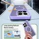 Xiaomi 15T Hybrid Hoesje met MagSafe Back Cover Matte Paars afbeelding 4