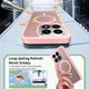 Xiaomi 15T Hybrid Hoesje met MagSafe Back Cover Matte Roze afbeelding 5