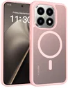 Xiaomi 15T Hybrid Hoesje met MagSafe Back Cover Matte Roze