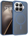 Xiaomi 15T Pro Hybrid Hoesje met MagSafe Back Cover Matte Blauw