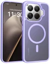 Xiaomi 15T Pro Hybrid Hoesje met MagSafe Back Cover Matte Paars