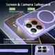 Xiaomi 15T Pro Hybrid Hoesje met MagSafe Back Cover Matte Paars afbeelding 5
