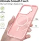 Xiaomi 15T Pro Hybrid Hoesje met MagSafe Back Cover Matte Roze afbeelding 8