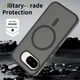Google Pixel 10a Hybrid Hoesje met MagSafe Back Cover Matte Zwart afbeelding 6