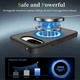 Google Pixel 10a Hybrid Hoesje met MagSafe Back Cover Matte Zwart afbeelding 8