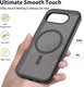 Google Pixel 10a Hybrid Hoesje met MagSafe Back Cover Matte Zwart afbeelding 2