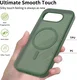 Google Pixel 10a Hybrid Hoesje met MagSafe Back Cover Matte Groen afbeelding 2