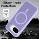 Google Pixel 10a Hybrid Hoesje met MagSafe Back Cover Matte Paars afbeelding 6