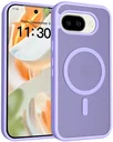 Google Pixel 10a Hybrid Hoesje met MagSafe Back Cover Matte Paars