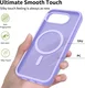 Google Pixel 10a Hybrid Hoesje met MagSafe Back Cover Matte Paars afbeelding 2
